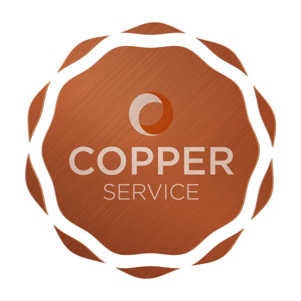 C&C service package logo copper