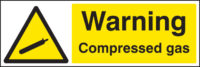 Hazard Warning Sign Compressed Gas